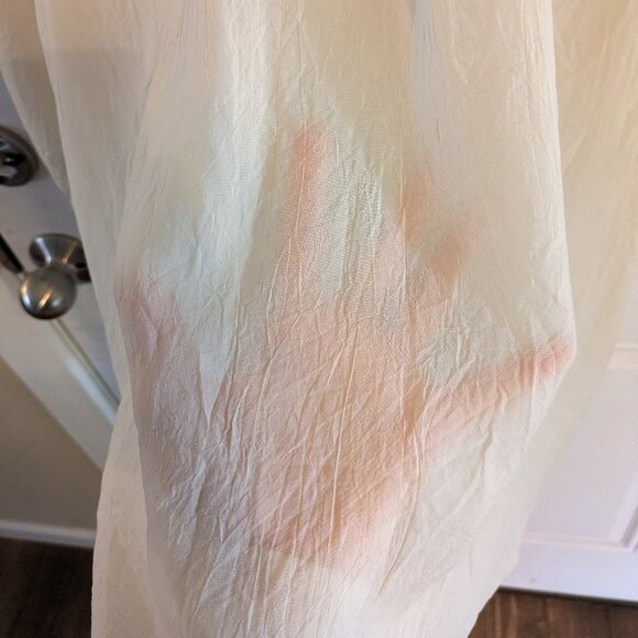 Johnny Was Collection "Liya" Georgette Tunic Blouse Embroidery Eyelet Sz Medium - Picture 11 of 13